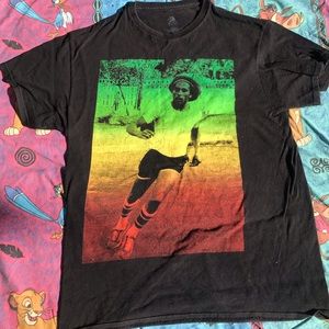 Bob Marley playing soccer